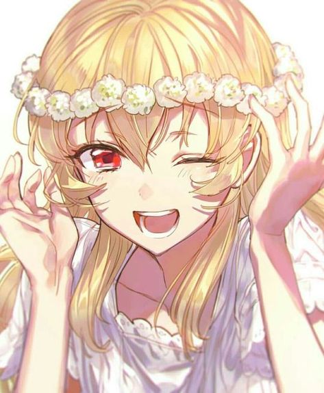 His Reasons - Chapter 1 - Wattpad Hair Girl Drawing, Anime Smile, Blonde Hair Girl, Anime Head, Hair Girl, 영감을 주는 캐릭터, Kawaii Drawings, Red Eyes, Kawaii Girl