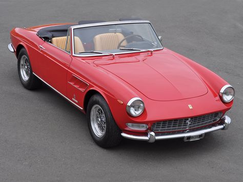 Ferrari 275 GTS '1964–66 Ferrari 275 Gts, Ferrari 275, Fiat 124 Spider, Car Guide, Old Classic Cars, Classic Sports Cars, Ferrari Car, Sweet Cars, Ferrari 458