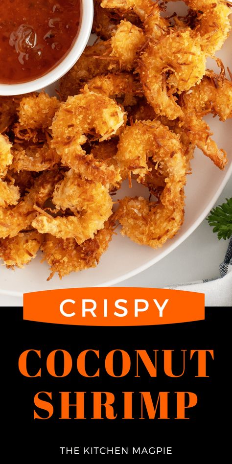 Coconut Shrimp Recipe, Cooked Shrimp Recipes, Crispy Chicken Burgers, Coconut Shrimp Recipes, Ip Recipes, Cooked Shrimp, Best Macaroni Salad, Juicy Shrimp, Yummy Seafood