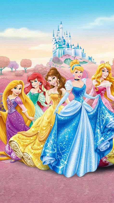 Disney Princess Background, Disney Mignon, The Disney Princesses, Walt Disney Princesses, Disney Princess Cartoons, All Disney Princesses, Disney Princess Fashion, Images Disney, Disney Princess Images