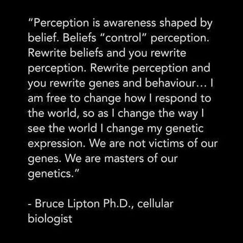 Perception is in the eye of the beholder Felton California, Psychologist Quotes, Bruce Lipton, Simulation Theory, Awakening Quotes, Psychology Quotes, Healing Modalities, My Philosophy, Mind Body Spirit