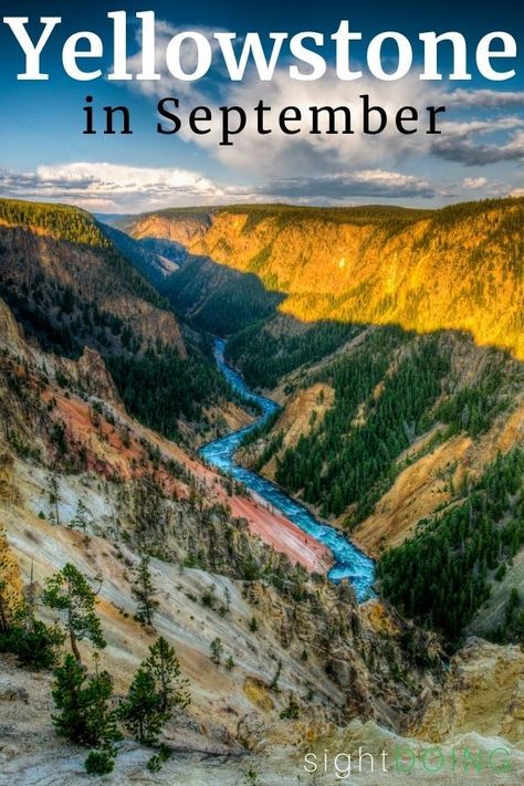 Yellowstone In The Fall, Yellowstone National Park Itenary, Packing For Yellowstone In September, Yellowstone Road Trip Itinerary, Yellowstone In September, Visit Wyoming, Yellowstone Wildlife, Yellowstone Vacation Planning, Yellowstone National Park Photography