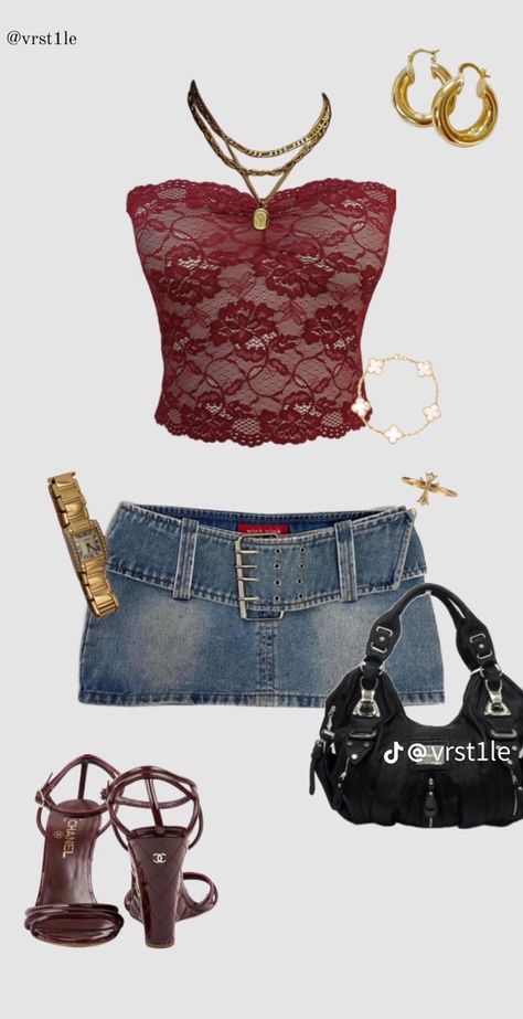 Hoochiemama Aesthetic Outfit, Y2k Concert Outfit, Fuerza Regida Concert Outfit, Tara Yummy Outfits, Y2k Outfits Grunge, Yummy Aesthetic, Tara Yummy, 2000s Fashion Outfits, Looks Street Style