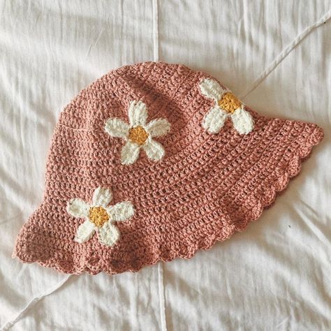 Bucket Hat Crochet Pattern, Crochet Bucket Hats, Bucket Hat Crochet, Hat Crochet Pattern, Crochet Bucket, Crochet Bucket Hat, The Picnic, Kawaii Crochet, Crochet Fashion Patterns