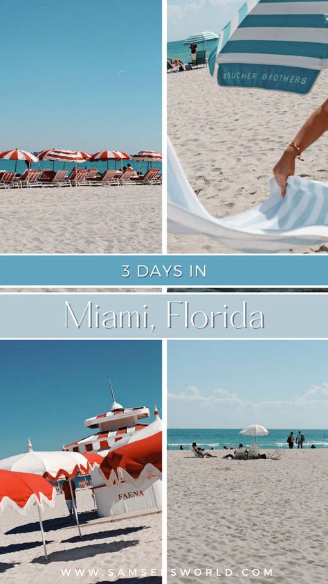 Best 3 Days in Miami Itinerary Miami Trip Itinerary, Miami 3 Day Itinerary, Miami Itinerary, See World, European Travel, Travel Blog, Travel Destinations, Miami, Things To Do