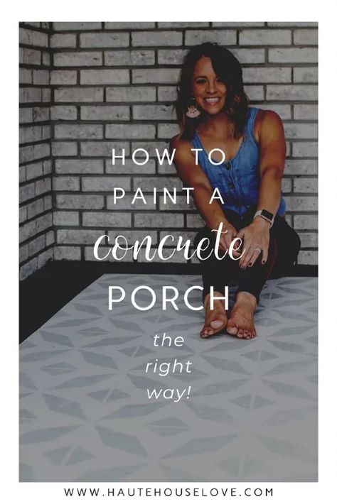 Learn the secrets of achieving flawless porch floors. Follow these expert tips and techniques to achieve a stunning transformation that will leave a lasting impact. Porch Floors, Stenciled Concrete Floor, Painted Porch Floors, Concrete Front Porch, Paint Concrete Patio, Stencil Concrete, Painted Concrete Steps, Porch Paint, Painted Concrete