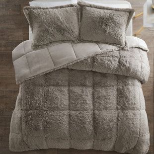 Faux Fur Comforter, Bedding Duvet Sets, Dorm Bedding Sets, Faux Fur Bedding, Fur Comforter, Grey Comforter Sets, Fur Bedding, Twin Xl Comforter, Comforter Bedding Sets