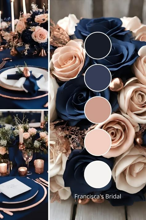 Wedding Color Guide, Pink And Blue Wedding Theme Decor, Bride Color Palette, Classy Colors, Winter Wedding Color Palette, Wedding Theme Color Schemes, Visuell Identitet, Wedding Color Pallet, Winter Wedding Colors