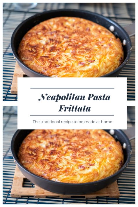 Pasta Frittata Recipes, Naples Recipes, Nonna Recipes, Amatriciana Pasta, Pasta Frittata, Vegetarian Italian Recipes, Spaghetti Pizza, Frittata Recipe, Italian Breakfast