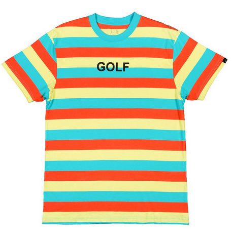 GOLF STRIPE TEE LIGHT BLUE GOLF WANG Golf Wang Clothes, Golf Tyler The Creator, Golf Fashion Men, Womens Golf Fashion, Golf Wang, Golf Outfits Women, Golf Fashion, Golf Tips, Golf Outfit