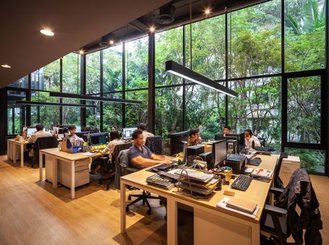 Industrial Workspace, Private Office Space, Startup Office, Design Studio Workspace, Small Office Design, Cedar Cladding, Modern Office Space, Architects Office, Office Space Design