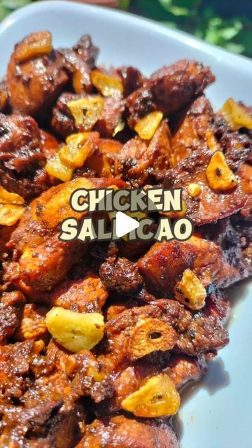 Hanna Melea M Señeres on Instagram: "CHICKEN SALPICAO  1/2 kg skinless chicken (breast/thigh) 5 to 7 cloves garlic crushed 1/4 c virgin olive oil 1/2 t salt 1/4 t black pepper 5 T worcestershire sauce 2 T oyster sauce 2 T butter (optional)  #ChickenSalpicao #Salpicao #ChickenRecipe  #UlamIdea #Homemade #Homecook #TiktokFood #Instafood #InstaGood #FbReelFood #RecipeOfTheDay #ViralVideo #PinoyVersion #TrendingReels #Foodie #MealPrep #Food #Yummy #fypシ゚viralシ  #adsonreelsmonetization  #reelsmonetizationfacebook  #adsonreels #trendingreels #fypシ" Chicken Salpicao Recipe, Salpicao Recipe, Instagram Recipes, Filipino Foods, Oyster Sauce, Garlic Chicken, Filipino Recipes, Food Yummy, Worcestershire Sauce