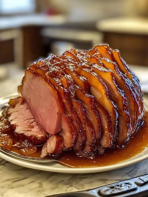 Brown Sugar Ham Glaze, Christmas Ham Glaze, Southern Ham, Sugar Ham Glaze, Honey Garlic Ribs, Sugar Ham, Brown Sugar Ham, Ham Glaze Brown Sugar, Ham Glaze Recipe