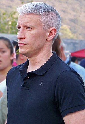 Anderson Cooper at Qualcomm Stadium during the... Anderson Cooper Shirtless, Anderson Cooper, From Where I Stand, Something Something, Be Gentle With Yourself, Stand By Me, Wedding Pictures, Coming Out, Grey