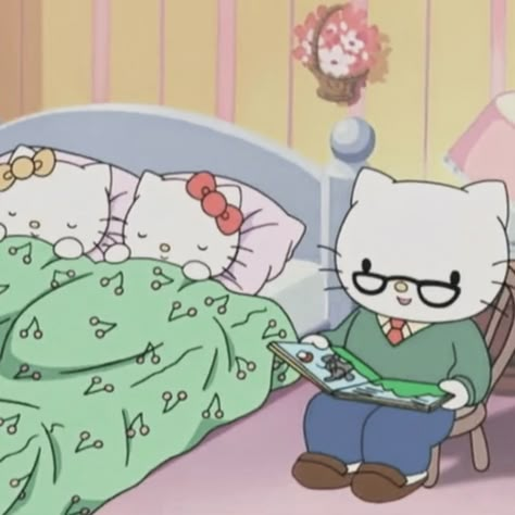 Growing Up With Hello Kitty, Hello Kitty Old Cartoon, Old Hello Kitty Cartoon, Mimmy Hello Kitty, Old Hello Kitty, Mimmy White, Kitty Paper, Hello Kitty Aesthetic, Hello Kit