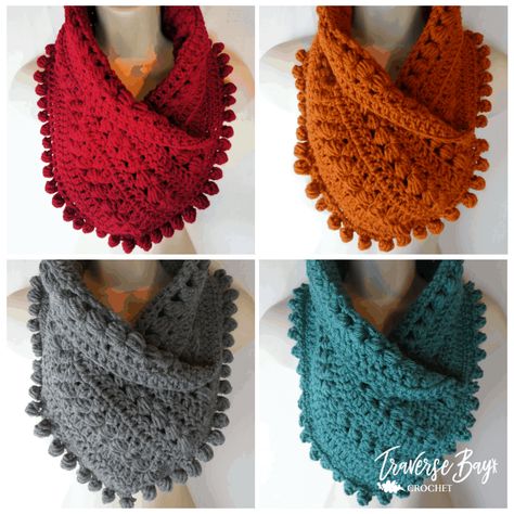 Farm Cart, Crocheted Scarves, Crochet Cowls, Crochet Scarfs, Crochet Neck Warmer, Crocheting Patterns, Scarf Patterns, Yarn Craft, Scarf Yarn