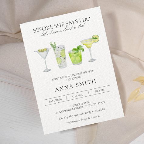 Margarita Wedding, Margaritas With My Senoritas, Couples Shower Themes, Bridal Shower Mimosa Bar, Bridal Shower Summer, Bridal Shower Cocktails, Wedding Shower Invitation, Brunch Bubbly, Wedding Shower Themes