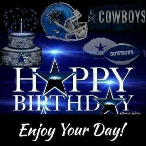 Dallas Cowboys Happy Birthday, Happy Birthday Cowboy, Dallas Cowboys Birthday, Birthday Celebration Quotes, Dallas Cowboys Funny, Birthday Wishes Gif, Happy Birthday Wishes Pics, Dallas Cowboys Images, Happy Birthday Wishes Messages