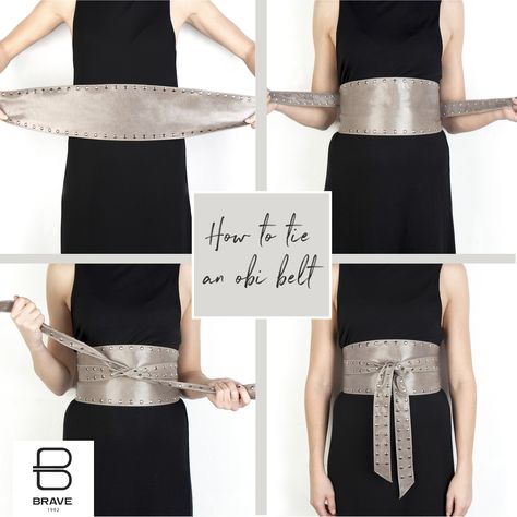 Obi Belt Diy, Obi Belt Pattern, Pleats Fashion, Diy Belt For Dresses, Leather Wrap Belt, Diy Belts, Lace Dress Design, Elegant Outfit Classy, Ikat Pinggang