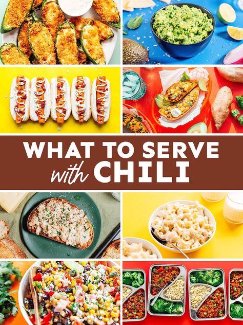 What To Serve With Chili (29 Delicious Pairings!) What To Eat With Chili Ideas, What Goes With Chili As A Side, What Goes With Chili, What To Serve With Chili, Serve With Chili, Chili Cheese Fries Recipe, Spanish Rice And Beans, Breakfast Fruit Salad, Vegan Chilli