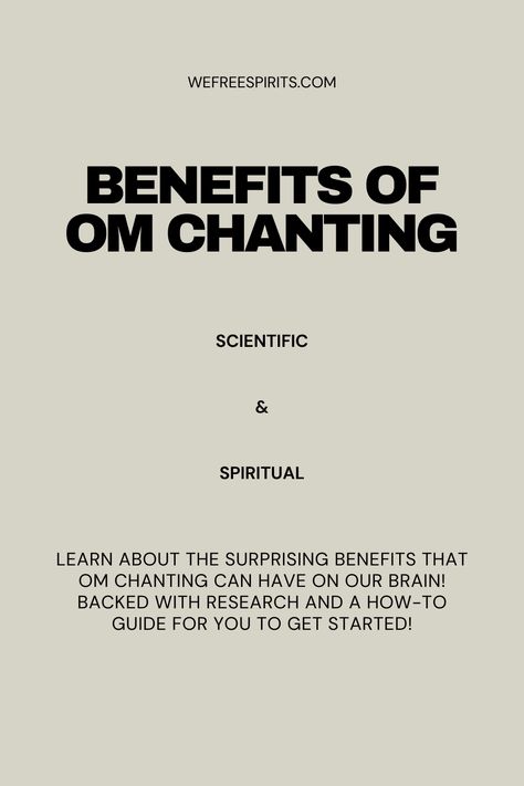 Learn about the surprising benefits that Om chanting can have on our brain! Backed with research and a how-to guide for you to get started! #omchanting #omchantingbenefits #om Om Chanting Benefits, Om Chanting, Om Meditation, Universal Consciousness, Creator Of The Universe, Hindi Words, Magnetic Resonance Imaging, Emotional Baggage, Magnetic Resonance