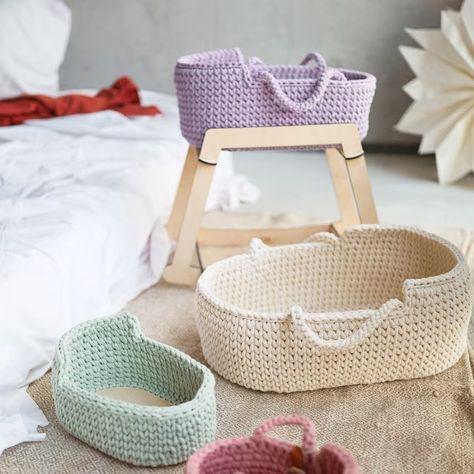 Reborn Doll Bassinet, Doll Cradle, Crochet Doll Moses Basket With Wooden Rocker Stand, Doll Bed With Linens, Gift for Daughter, Girl Gift - Etsy Romania Doll Moses Basket, Doll Bassinet, Wooden Rocker, Doll Cradle, Doll Bed, Moses Basket, Doll Crochet, Gift For Daughter, Reborn Dolls