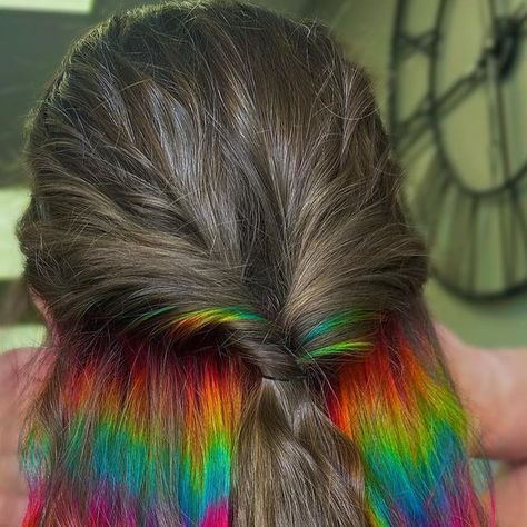 Skye on Instagram: "Reminder that LOVE is never wrong 🏳️‍🌈🫶🏻 #pridemonth #cincinnati #cincinnatihairstylist #cincinnatihair #ohiohairstylist #ohiohair #ohiotattooartist #cincinnatitattooartist #rainbowhair #dangerjonescreative #dangerjones #prismhair #lgbt #altmodel #althairstylist #rainbowhaircolor #olaplex #olaplexhair #amikapro #amikaproducts #ohiohairartist #lgbt #lgbtpride #lgbtcommunity #lgbtq #pride #gaypride #pridehair #prismhair #prismhaircolor" Ohio Tattoo, Never Wrong, Rainbow Hair Color, Artistic Hair, Love Is, Rainbow Hair, Lgbtq Pride, Lgbt Pride, Gay Pride