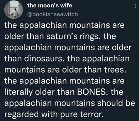 Old Gods Of Appalachia Fan Art, Appalachian Cryptids, Appalachia Gothic, Appalachian Aesthetic, Appalachia Aesthetic, Appalachian Gothic, The More You Know, History Facts, Text Posts