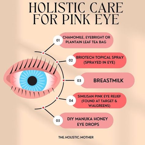 Kendra on Instagram: "I have never received so many messages about pink eye until this weekend! Any of these supports can be effective. I usually just recommend briotech (code: holisticmother) because I know almost all y’all will have that on hand lol You can layer these supports as well. For example the chamomile compress can be used in addition to any of the options you drop in the eye." Plantain Leaves, Holistic Care, Pink Eye, Eye Drops, Manuka Honey, Alternative Health, Pink Eyes, Drop In, Breast Milk