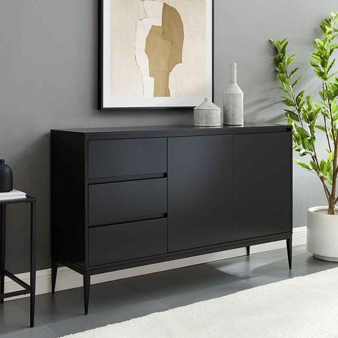 Sideboard Designs Modern, Modern Sideboard Decor, Style Sideboard, Sideboard Decor, Sleeping Room, Side Board, Sideboard Designs, Modern Sideboard, Creative Living