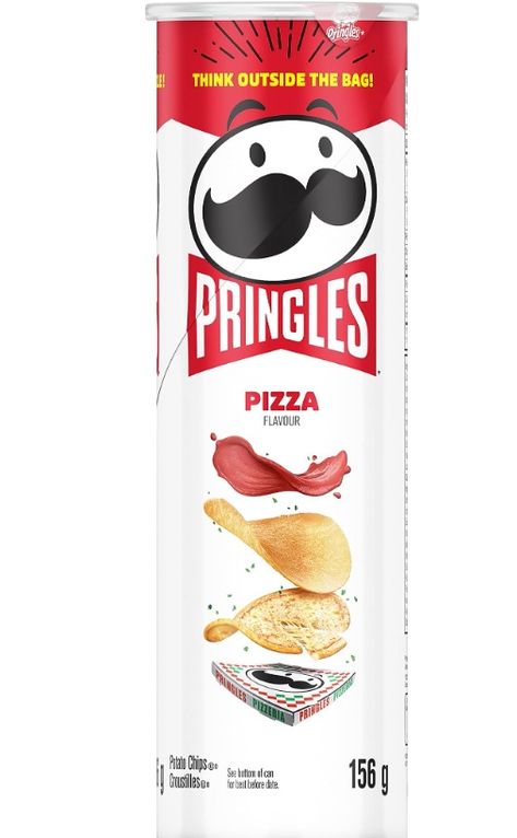 Pringles Pizza Chips Pringles Pizza, Pizza Chips, Pizza Flavors, Old Advertisements, Potato Chips, Fortnite, Gourmet Recipes, Chips, Pizza