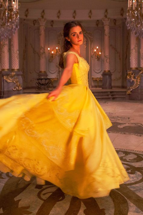 Emma Watson Wallpaper, Emma Watson Belle, Disney Beauty And The Beast, Hermione Granger, Emma Watson, Hermione, The Beast, Yellow Dress, Beauty And The Beast