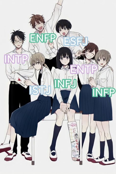 Who Are You In The Friend Group, 8 People Friend Group, Mbti Friend Groups, Types Of Friend Groups, Types Of Friends In A Group, Group Of 8 Friends, Mbti Groups, Infp Istj, Infj Entp