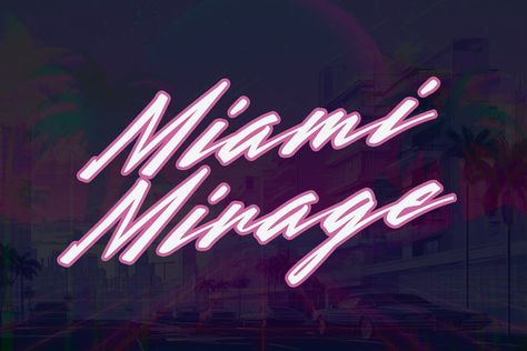 Miami Mirage is a script font that draws inspiration from the vibrancy of the 1980s era in Miami, Florida. It’s a modern, vibrant font that is designed to evoke the energy and style of the decade. The font has a lively, playful feel. Try before you buy Miami Mirage font for iOS, Android, macOS, or […] The post Miami Mirage Font appeared first on FreeFontDL. Decorative Fonts, Script Typeface, Typeface Font, Commercial Fonts, Bold Fonts, A Script, Font Names, Font Generator, Font Types