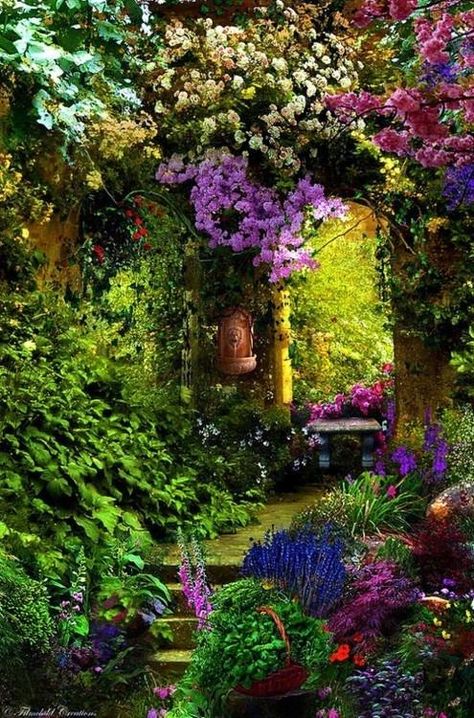 ! French Cottage Garden, Have Inspiration, The Secret Garden, Garden Gate, Enchanted Garden, Gorgeous Gardens, Flowers Garden, Green Gables, Garden Cottage