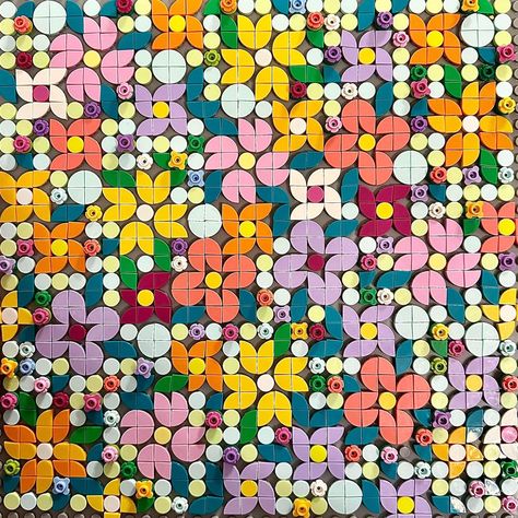 Lego Dots Art, Lego Dots Designs, Lego Dots Ideas, Lego Printmaking, Lego Art Print, Lego Wall Art, Penny Crafts, Lego Diy Crafts, Easy Lego Creations