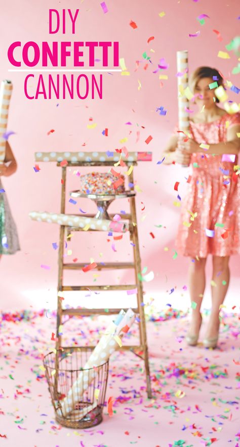 Confetti Shooters Diy, Confetti Cannon Diy, Diy Confetti Cannon, Diy Confetti Poppers, Diy Birthday Games, Birthday Games For Teens, Toilet Paper Games, Diy Party Poppers, Confetti Cannon