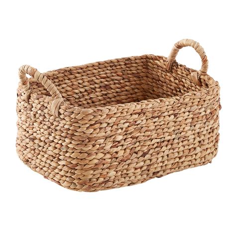 Water Hyacinth Braided Weave Bins Toy Storage Cubes, Walk In Pantry Ideas, Fabric Storage Cubes, How To Roll Towels, Organizing Services, Decorative Storage Boxes, Fabric Storage Bins, The Container Store, Water Hyacinth