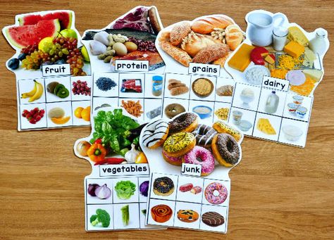 Healthy Food Activities, Healthy And Unhealthy Food, Healthy Potatoes, Sorting Mats, Food Activities, Life Skills Special Education, File Folder Games, Panera Bread, Folder Games