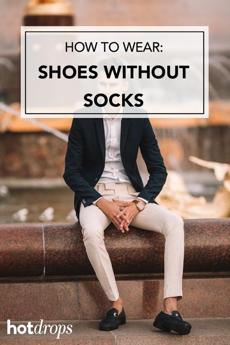 All the tips you need for styling shoes without socks this season  #nosocks #sockless #trending #mensstyle Socks With Loafers Mens, Loafer Outfit Men, Most Comfortable Dress Shoes, Socks And Loafers, Loafers Men Outfit, How To Wear Loafers, Shoes Without Socks, Comfortable Dress Shoes, Dark Denim Shorts