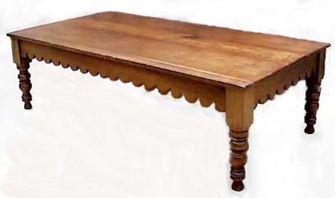 Moroccan Scalloped Coffee Table, Moroccan Dining Table, Colonial Coffee Table, Moroccan Coffee Table, Moroccan Coffee, Moroccan Party, Moroccan Table, 4th Street, French Country Cottage