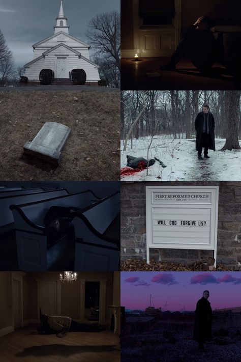 First Reformed (2018) Directed by Paul Schrader. Cinematography by Alexander Dynan. First Reformed Cinematography, Greg Fraser Cinematography, First Reformed Movie, First Reformed, Loving You Movie, Beautiful Cinematography, Film Frame, Ethan Hawke, Best Cinematography