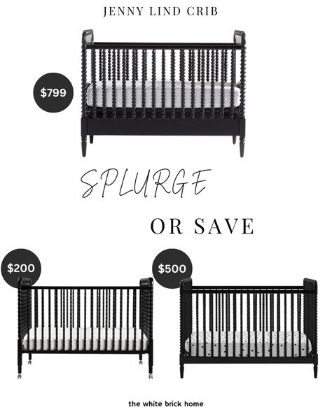 Crib, black crib, look for less Jenny Lind black crib, boy crib, girl crib, gender neutral crib, crib ideas, black crib ideas, look for less crib, splurge Vs save crib, crib ideas for a modern nursery, nursery design ideas, nursery furniture, black Jenny Lind crib crate and barrel dupe, designer dupe, dupe ideas for a crib, black wood crib, black crib ideas for a boy nursery design, nursery theme, nursery ideas for a black and modern room, black and white modern nursery ideas, modern idea Wayfair Crib, Girl Nursery Black Crib, Nursery Black Crib, Black Crib Nursery Ideas, Crib Target, Black Crib Nursery, Spindle Crib, Jenny Lind Crib, Black Crib