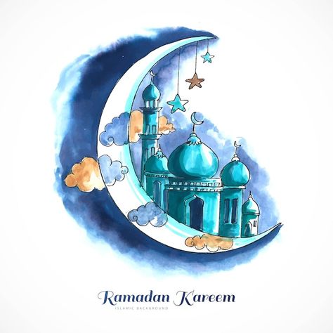 Moon Ramadan, Eid Mubarak Wishes Images, Eid Photos, Ramadan Poster, Mughal Art Paintings, Graffiti Text, Eid Crafts, Eid Mubarak Greetings, Ramadan Crafts