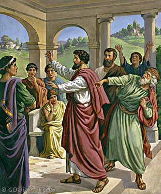 Acts 13: Paul Stirs up Antioch King Cyrus, Acts 13, Rebuilding The Temple, Lds Church History, King Of Persia, Cyrus The Great, The Bible Movie, Paul The Apostle, Heaven Art