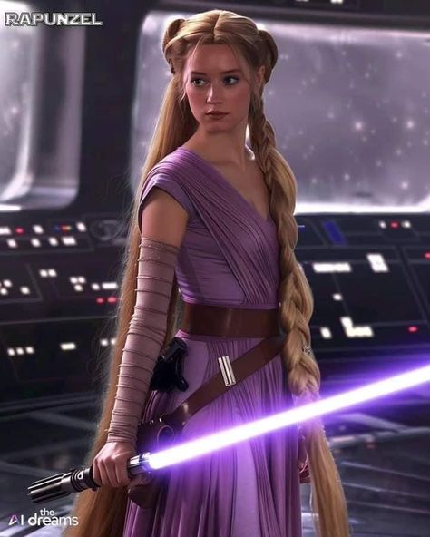 Jedi Princess, Jedi Knight, Disney Cosplay, Disney Style, Street Fighter, Bored Panda, Disney Art, Rapunzel, Star Trek