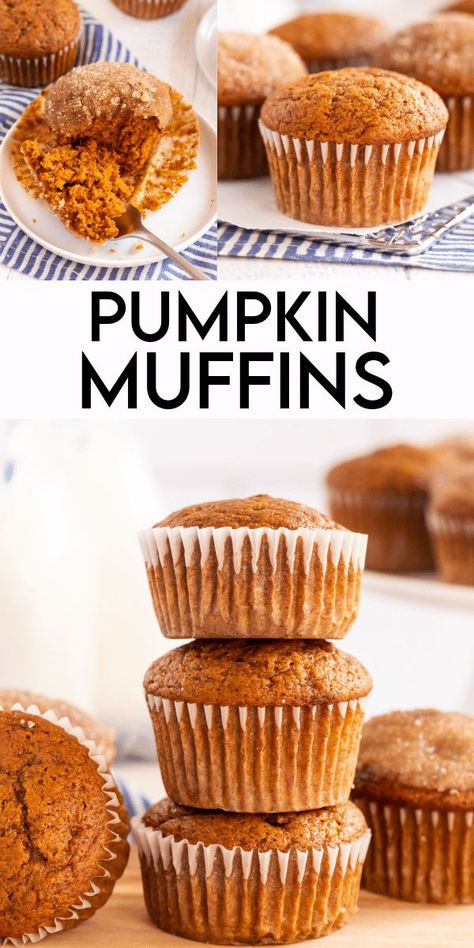 Easy Pumpkin Muffins, Best Pumpkin Muffins, Pumpkin Muffins Easy, Pumpkin Muffin Recipes, Sugar Pumpkin, Thanksgiving Traditions, Muffin Recipe, Vegan Kitchen, Best Pumpkin