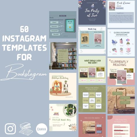 Bookstagram Graphic Design, Bookstagram First Post, Book Instagram Template, Book Review Template Instagram Post, Bookstagram Graphics, Book Review Instagram Post, Bookstagram Post Template, Instagram Book Post Ideas, Canva Bookstagram