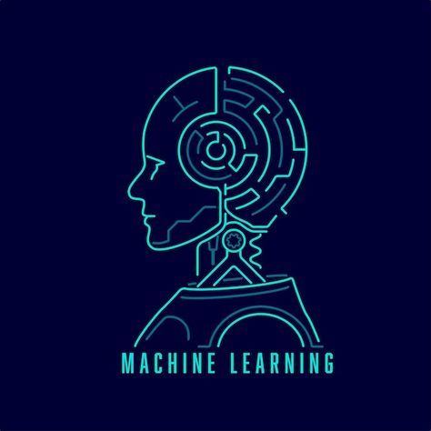 Ict Logo, Computer Logo, Machine Learning Deep Learning, Brain Logo, Learning Logo, Simple Pictures, Online Logo, Deep Learning, Vector Photo