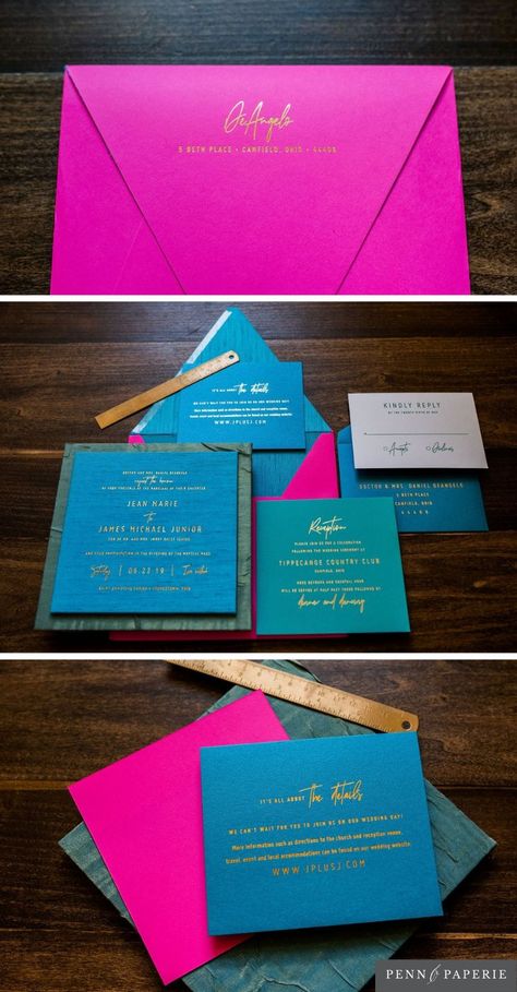 Bright Color Wedding Invitations, Bright Invitations, Neon Invitations, Neon Wedding Invitations, Fabric Wedding Invitations, Luxury Invitation Card, Bright Wedding Invitations, Neon Fabric, Multicolor Wedding